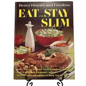 Vintage 1969 BHG Eat and Stay Slim Cookbook, HC, VG
